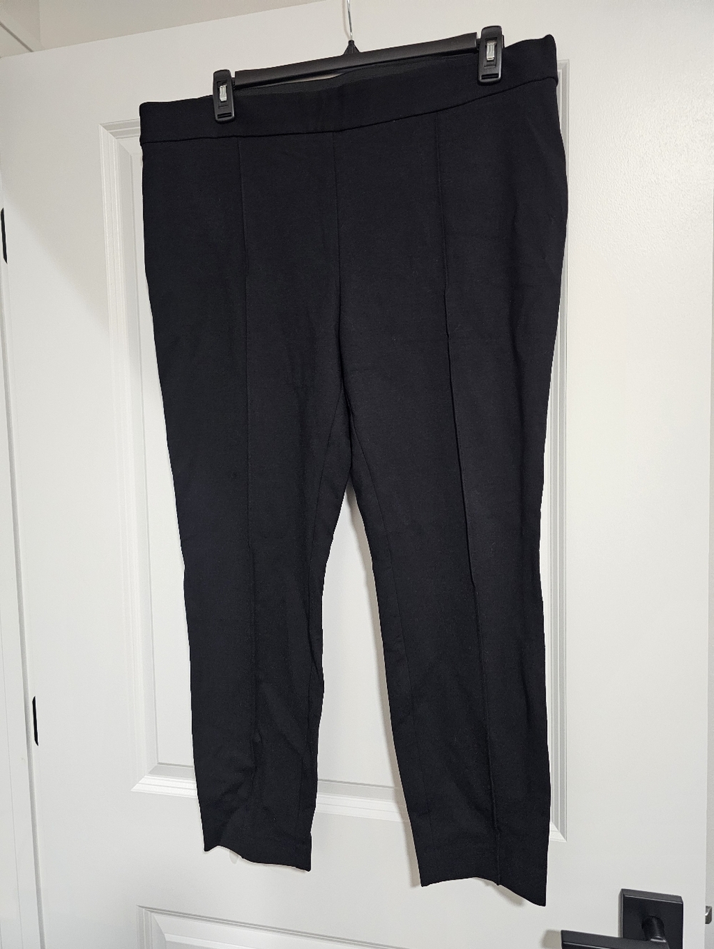 H&M Black Cropped Ponte Leggings